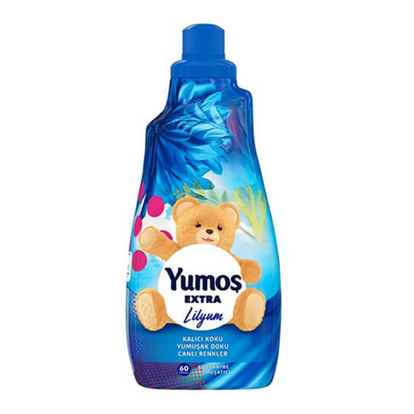 نرم کننده یوموش اکسترا Yumoş Extra آبی با رایحه گل لیلیوم حجم 1440 میلی