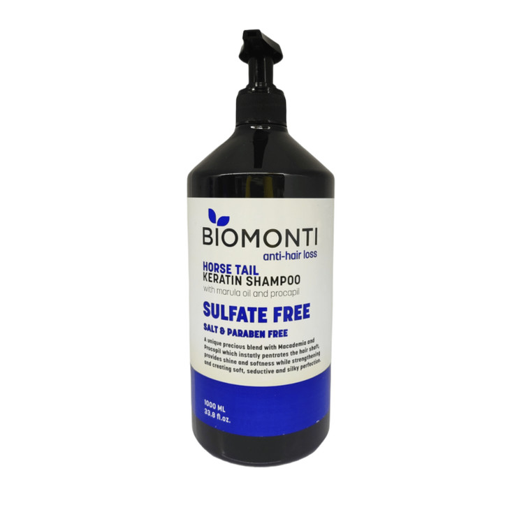 شامپو بدون سولفات Biomonti بیومونتی با خاصیت تقویت کنندگی بالا 1000 میل