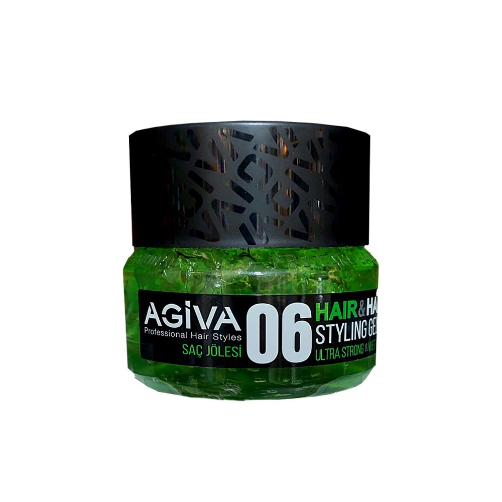 ژل مو آگیوا مدل Ultra Strong & Wet با درجه سختی 06 حجم 200 میل