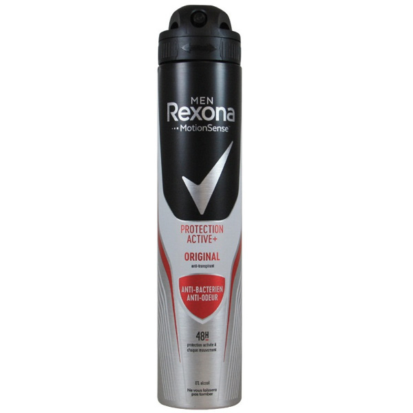 اسپری ضد تعریق مردانه رکسونا مدل Protection Active + Original حجم 200 میل