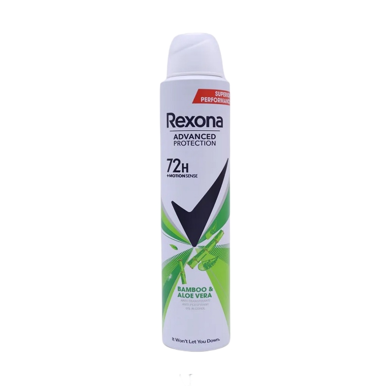 اسپری ضد تعریق زنانه رکسونا مدل Bamboo & Aloe Vera حجم 200 میل