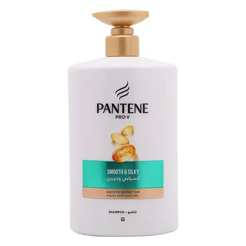 شامپو ضد ریزش آلمانی پنتن پرو وی Pantene Pro-V Smooth & Silky Shampoo صاف و ابریشمی حجم 1000 میل