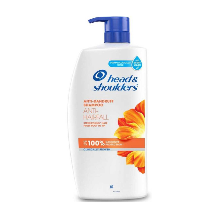 شامپو ضد شوره و ضد ریزش مو هداند شولدرز مدل Anti-Hairfall Anti-Dandruff حجم 1000 میل