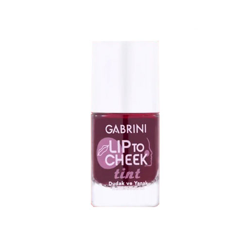 تینت لب و گونه گابرینی رنگ coral red حجم 12 میل