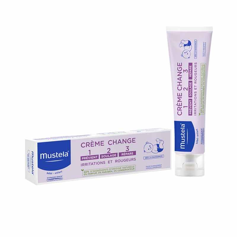 کرم سوختگی و محافظ پای کودک ماستلا Mustela ویتامین بریر 3 2 1 حجم 50 میل