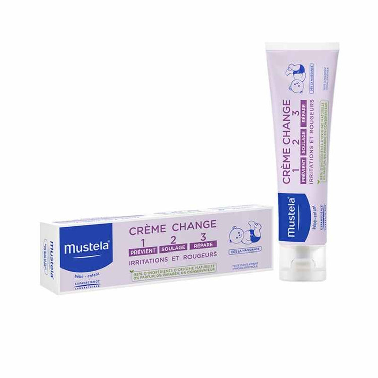 کرم سوختگی و محافظ پای کودک ماستلا Mustela ویتامین بریر 3 2 1 حجم 50 میل