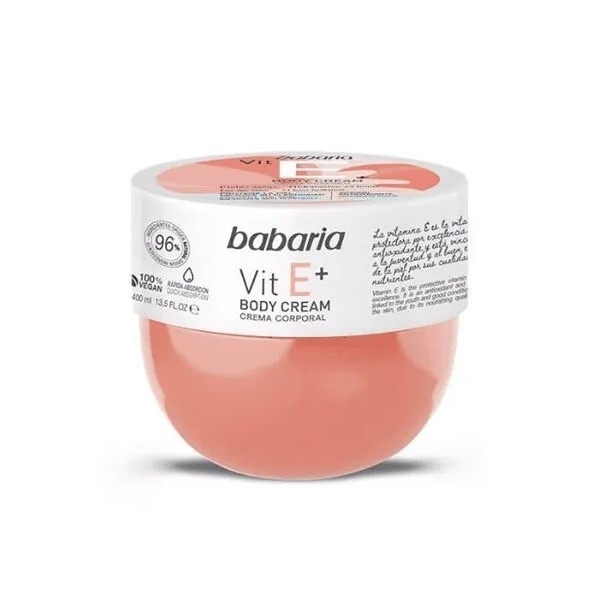 کرم بدن ویتامین ای باباریا Vitamin E Body Cream حجم 400 میل