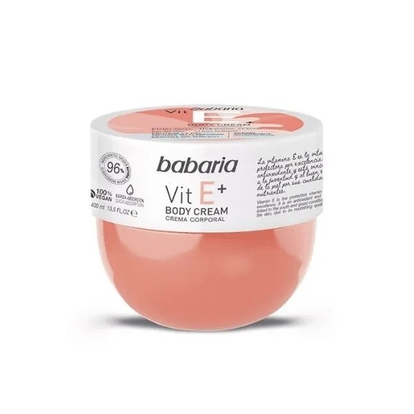 کرم بدن ویتامین ای باباریا Vitamin E Body Cream حجم 400 میل