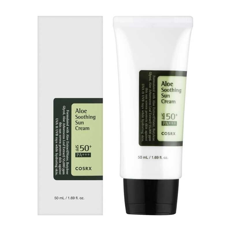 کرم ضد آفتاب آلوئه ورا کوزارکس SPF50 حجم 50 میل