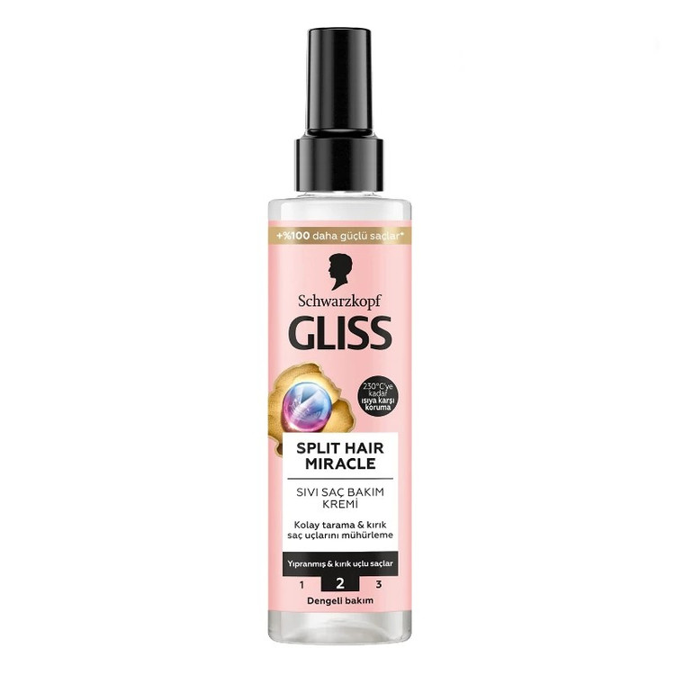 اسپری دو فاز گلیس مدل SPLIT HAIR MIRACLE حجم 200 میل
