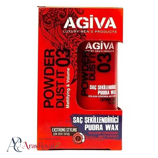 پودر حالت دهنده مو آگیوا Agiva قرمز شماره 03 وزن 20 گرم