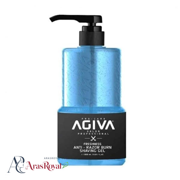 ژل اصلاح آگیوا Agiva ضد حساسیت مدل Freshness حجم 1000 میل