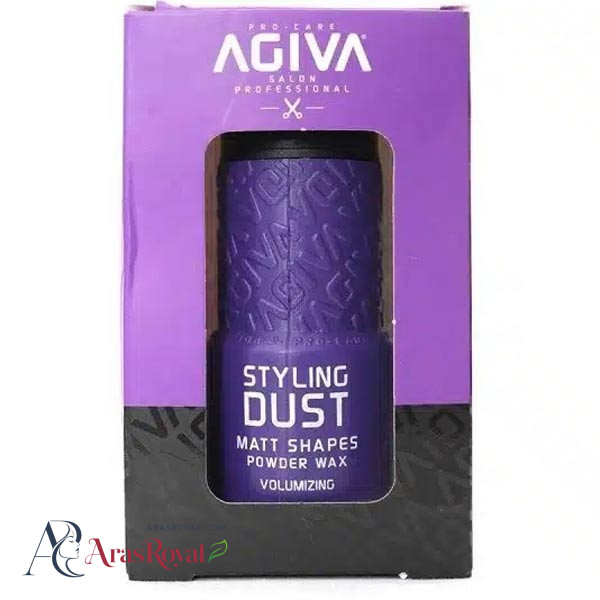 پودر مات حالت دهنده و حجم دهنده مو آگیوا Agiva شماره 04 وزن 20 گرم