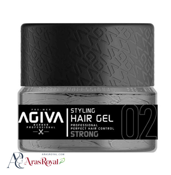 ژل مو آگیوا Agiva مدل Strong شماره 02 حجم 200 میل