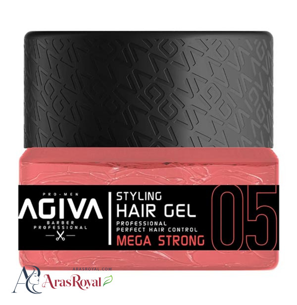 ژل مو آگیوا Agiva مدل Mega Strong شماره 05 حجم 200 میل