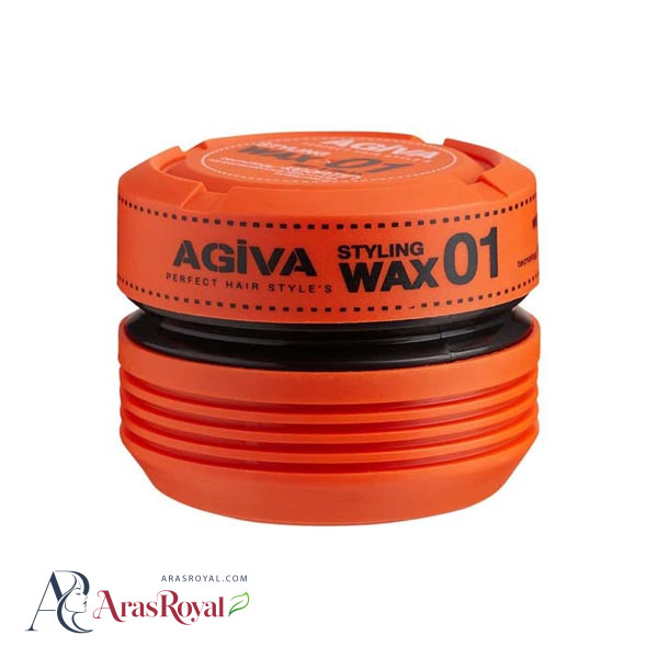 واکس مو کراتینه آگیوا Agiva شماره 01 نارنجی حجم 175 میل
