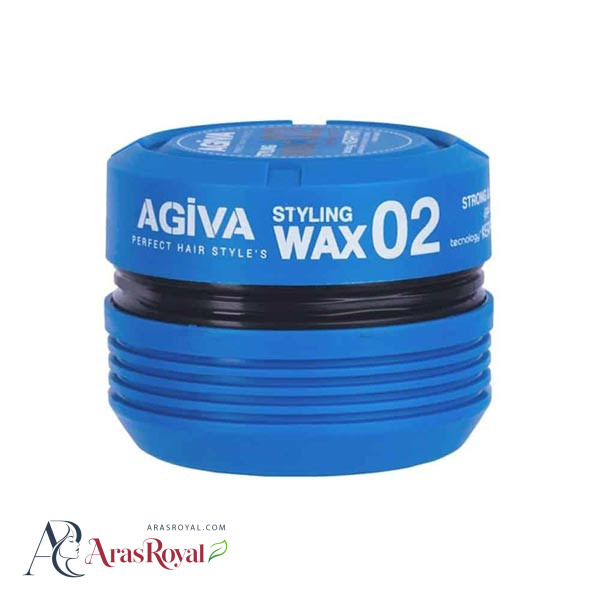 واکس مو کراتینه آگیوا Agiva شماره 02 آبی حجم 175 میل