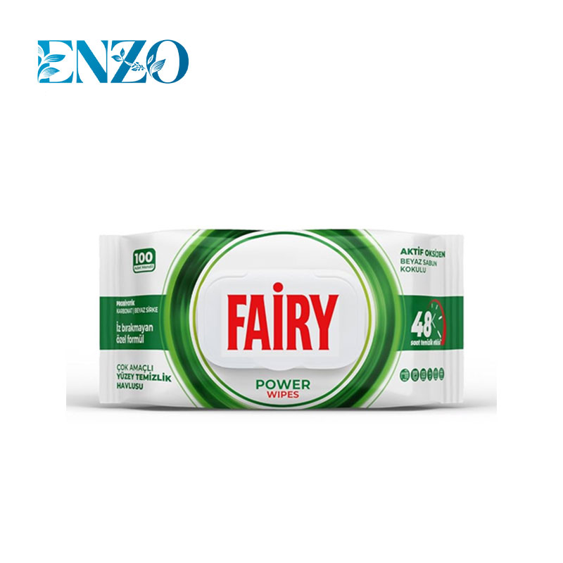 دستمال مرطوب پاک کننده سطوح فیری مدل POWER WIPES