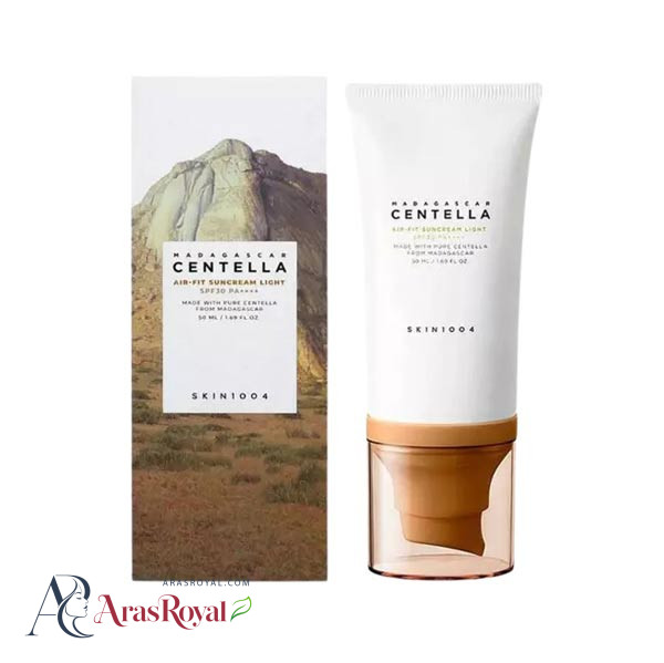 ضد آفتاب فیزیکی ماداگاسکار سنتلا Centella Madagascar مدل Air-fit حجم 50 میل