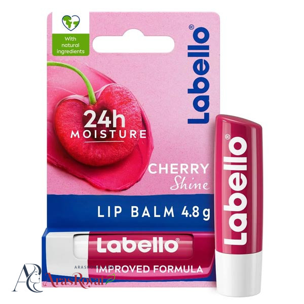 بالم لب رنگی لبلو Labello حاوی اسانس گیلاس