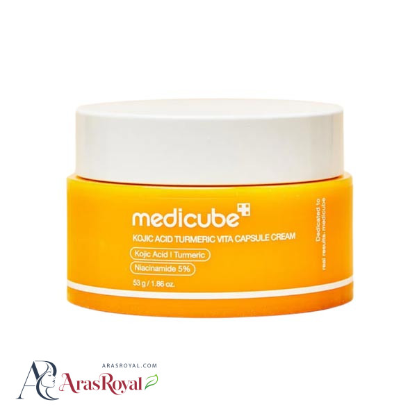 کرم کپسولی روشن کننده و ضد لک کوجیک اسید مدی کیوب Medicube حجم 53 میل