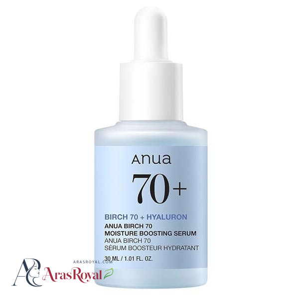 سرم آبرسان و تقویت کننده شیره توس آنوا Anua مدل Birch 70 حجم 30 میل