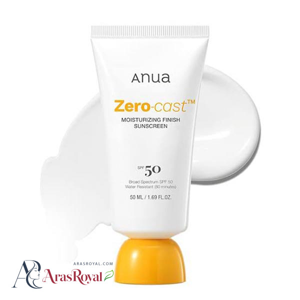 ضدآفتاب حاوی مرطوب کننده آنوا Anua مدل Zero Cast حجم 50 میل