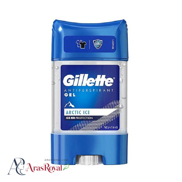 مام زیر بغل ژله ای ژیلت Gillette مدل ARCTIC ICE حجم 70 میل