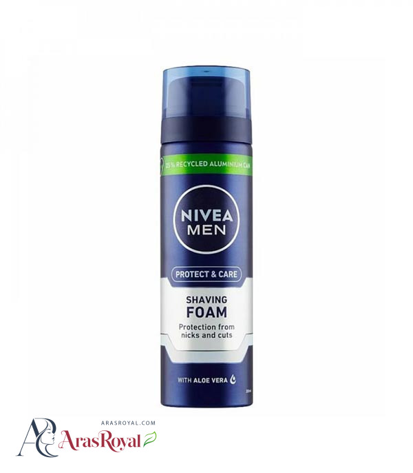 ژل اصلاح نیوا Nivea مدل protect And care حجم 200 میل