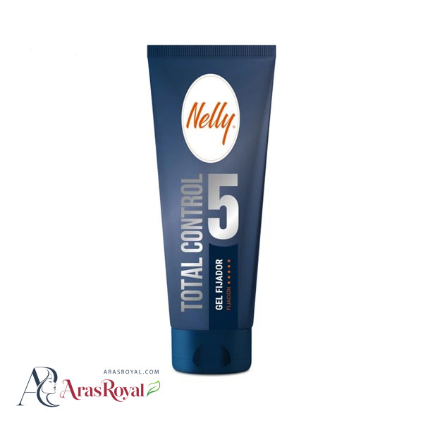 ژل مو فوق قوی شماره 5 نلی Nelly مدل STYLING GEL TOTAL CONTROL حجم 170 میل