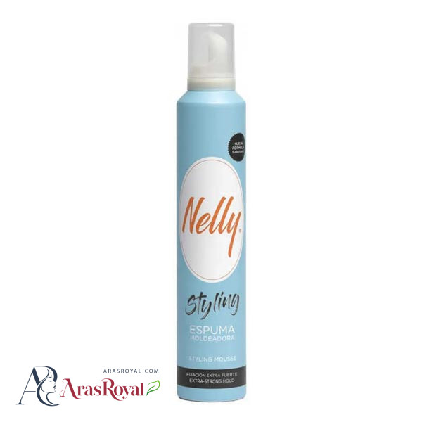 موس مو فر کننده نلی Nelly مدل Extra Strong حالت دهنده فوق قوی حجم 300 میل