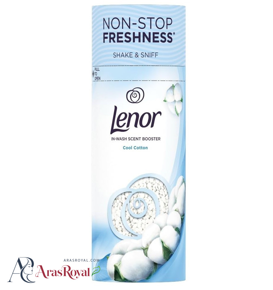 دانه های خوشبو کننده لباس لنور Lenor رایحه Cool Cotton حجم 155 گرمی