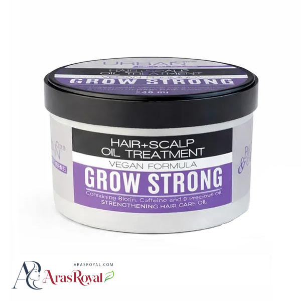 روغن مو تقویت کننده کف سر اوربن کر Urban Care حاوی بیوتین و کافئین حجم 240 میل