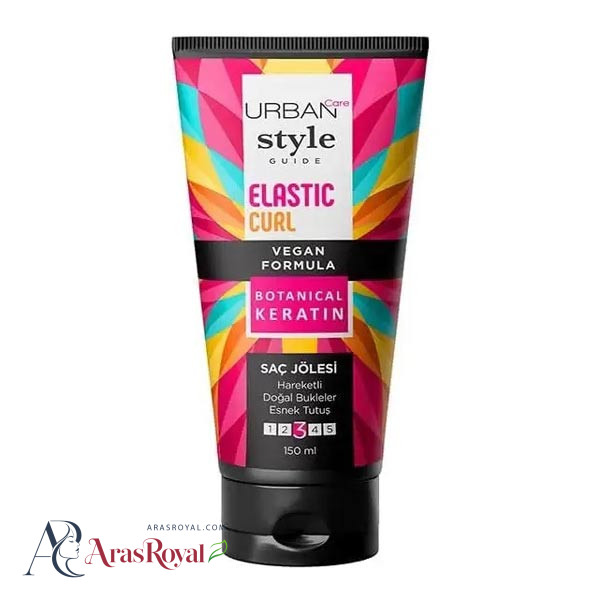 ژل مو تیوپی اوربن کر Urban Care مدل Elastic Curl موهای فر حجم 150 میل