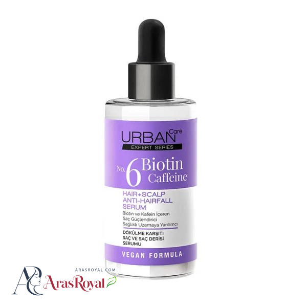 سرم مو تقویت کننده و ضد ریزش اوربن کر Urban Care حاوی بیوتین و کافئین حجم 50 میل