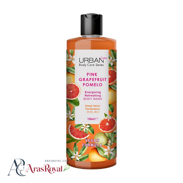 شامپو بدن شاداب کننده اوربن کر Urban Care عصاره گریپ فروت صورتی حجم 750 میل