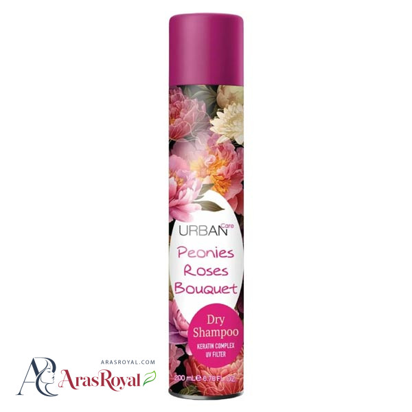 شامپو خشک اوربن کر Urban Care مدل Peonies Roses Bouquet حجم 200 میل