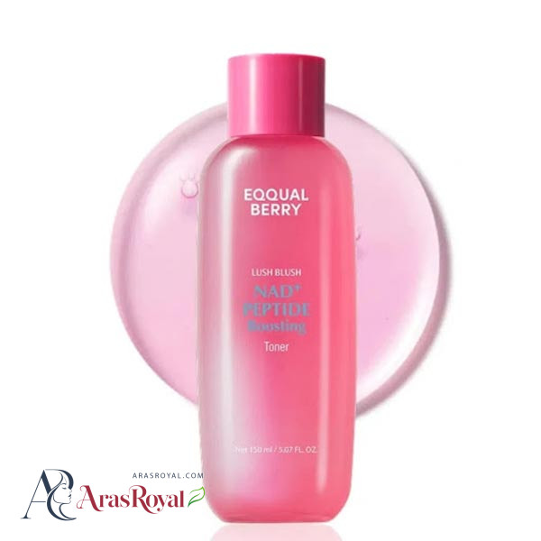 تونر کپسولی ضد چروک و جوانساز اکوال بری EQQUALBERRY مدل NAD+ Peptide Boosting حجم 150 میل