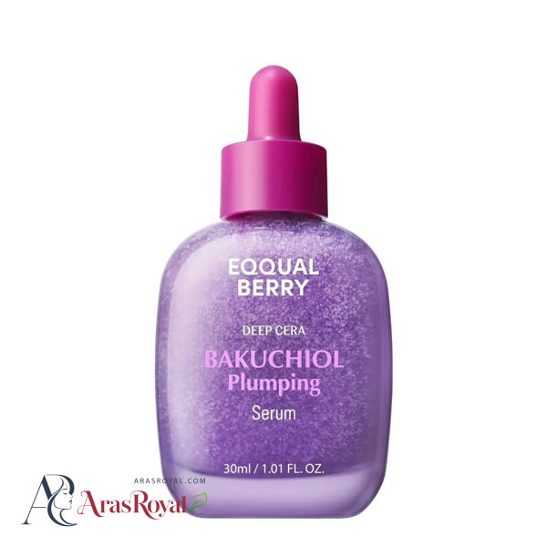 سرم ضد چروک و جوانساز باکوچیول پلامپینگ اکوال بری EQQUALBERRY مدل Bakuchiol Plumping Serum حجم 30 میل