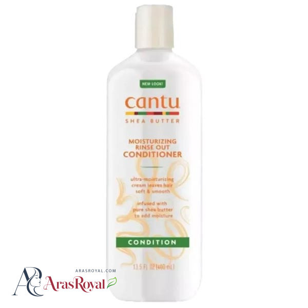 نرم کننده و مرطوب کننده کنتو Cantu مناسب مو های فر مدل Moisturizing Rinse Out حجم 400 میل