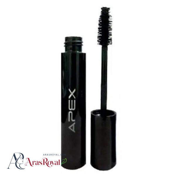 ریمل حجم دهنده مشکی اپکس APEX مدل LONGLASTING GLOSSY LASHES EXTRA حجم 13 میل