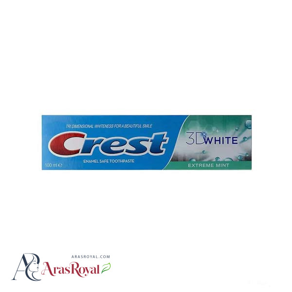 خمیر دندان کرست Crest مدل 3D WHITE حجم 100 میل