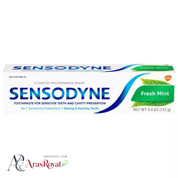 خمیردندان سنسوداین Sensodyne مدل Fresh Mint نعنایی حجم 100 میل