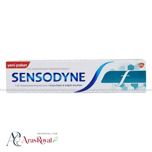خمیردندان سنسوداین Sensodyne مدل F فلوراید حجم 100 میل