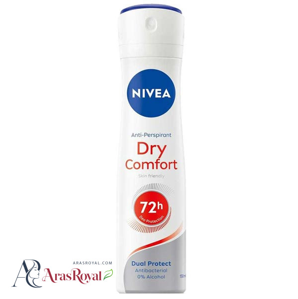 اسپری ضد تعریق زنانه نیوا Nivea مدل Dry Comfort حجم 150 میل