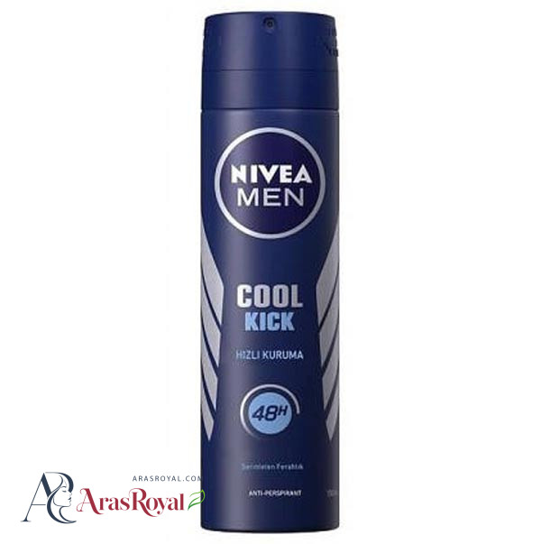 اسپری ضد تعریق مردانه نیوا Nivea مدل Cool Kick حجم 150 میل