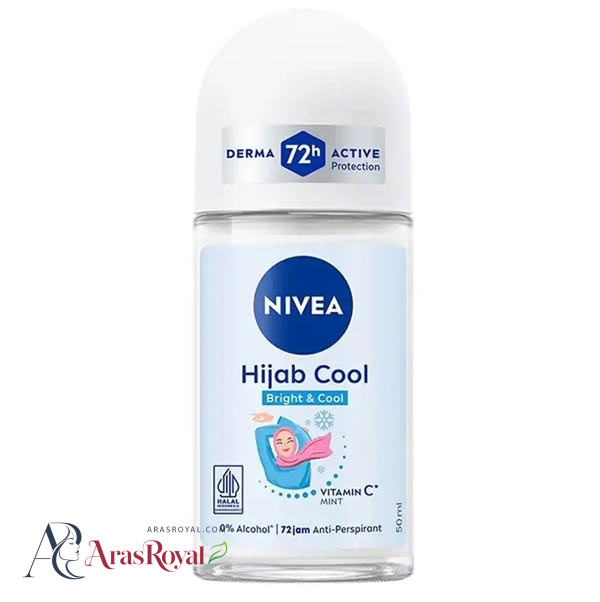 مام رولی ضد تعریق نیوا Nivea زنانه مدل Hijab Cool حجم 50 میل