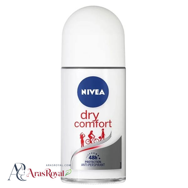 مام رولی ضد تعریق نیوا Nivea زنانه مدل Dry Comfort درای کامفورت حجم 50 میل
