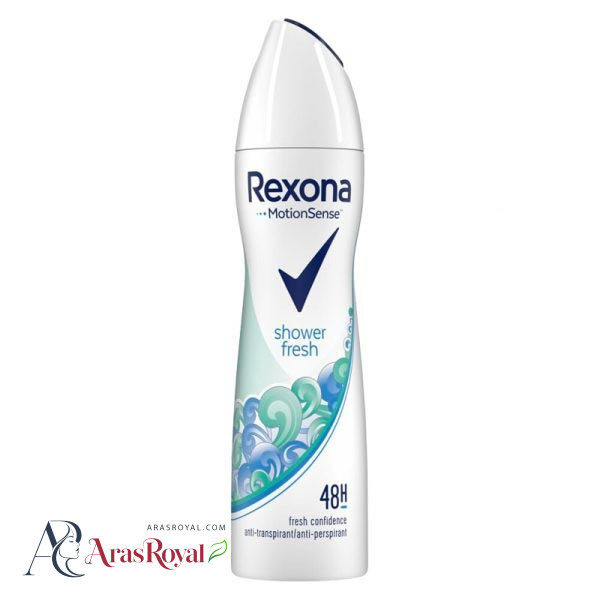 اسپری ضد تعریق زنانه رکسونا Rexona مدل Shower Fresh شاور فرش ایتالیا حجم 200 میل