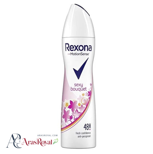 اسپری ضد تعریق زنانه رکسونا Rexona مدل Sexy Bouquet ایتالیا حجم 200 میل